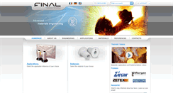 Desktop Screenshot of final-materials.com
